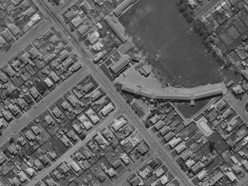 204 Selwyn Street from the air, 1970-1974
