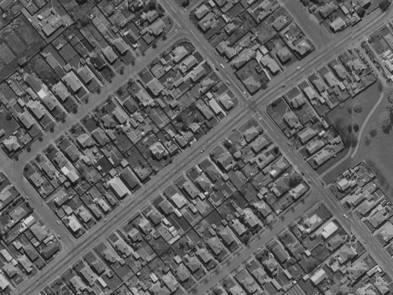 159 Milton Street from the air, 1970-1974