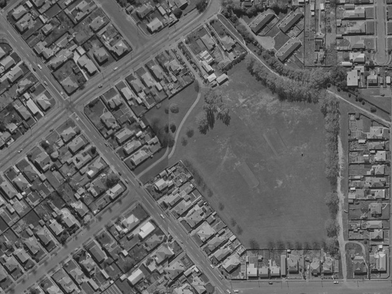 110 Strickland Street from the air, 1970-1974