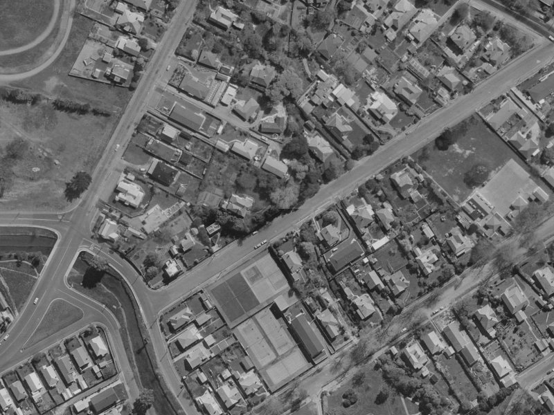 19 Locarno Street from the air, 1970-1974