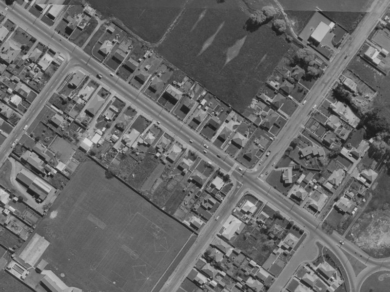 720 Ferry Road from the air, 1970-1974