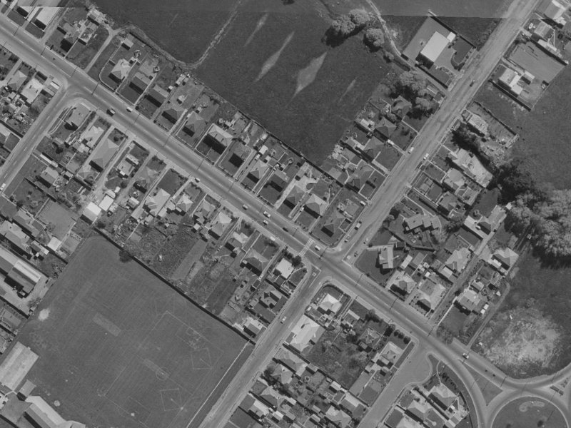815 Ferry Road from the air, 1970-1974