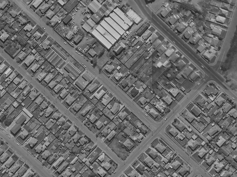 45 Hume Street from the air, 1970-1974