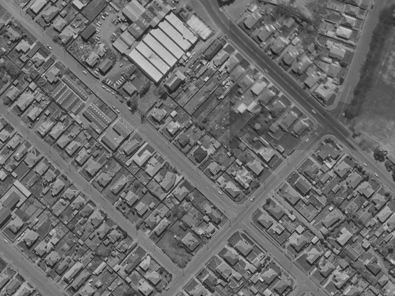 49 Hume Street from the air, 1970-1974