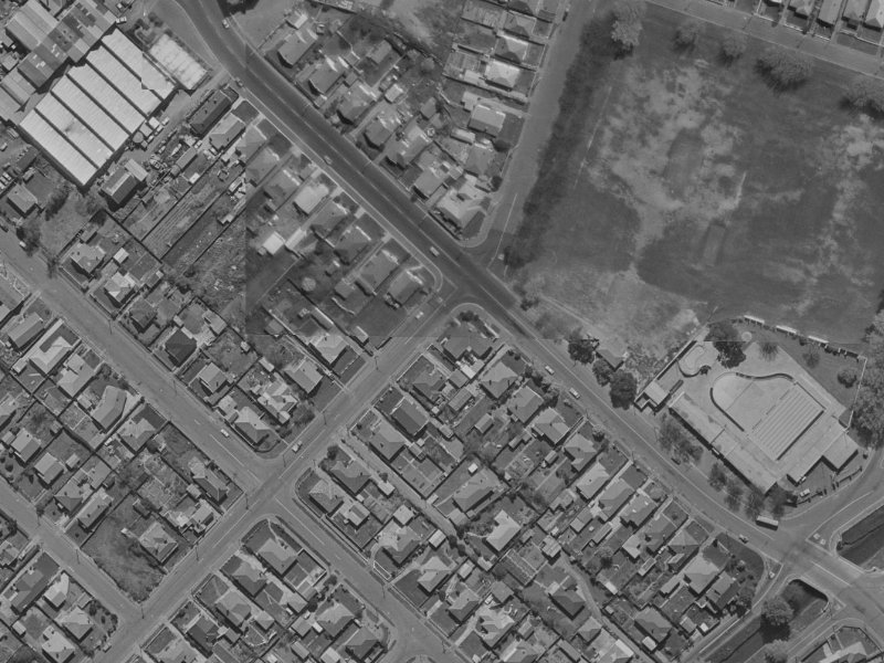 50 Rogers Street from the air, 1970-1974