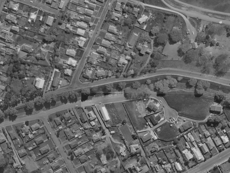 Fifield Terrace from the air, 1970-1974