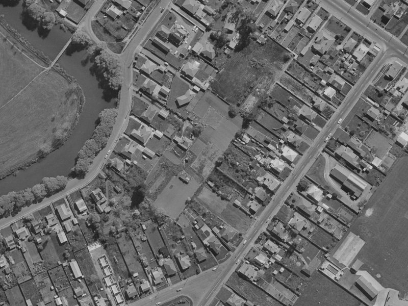 26 Rutherford Street from the air, 1970-1974