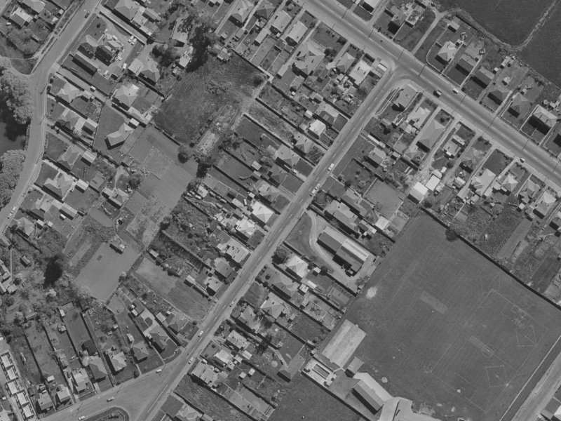 State Highway 74A from the air, 1970-1974
