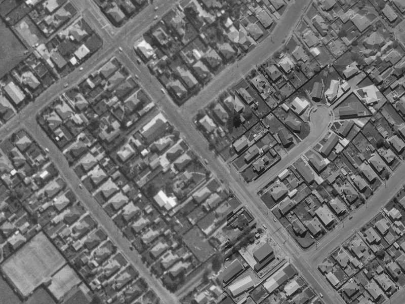 99 Simeon Street from the air, 1970-1974