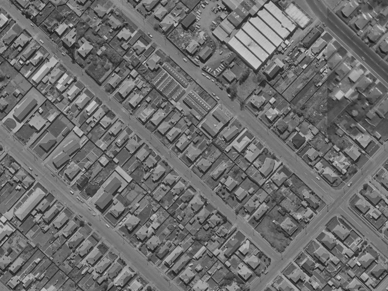 41 Gibbon Street from the air, 1970-1974