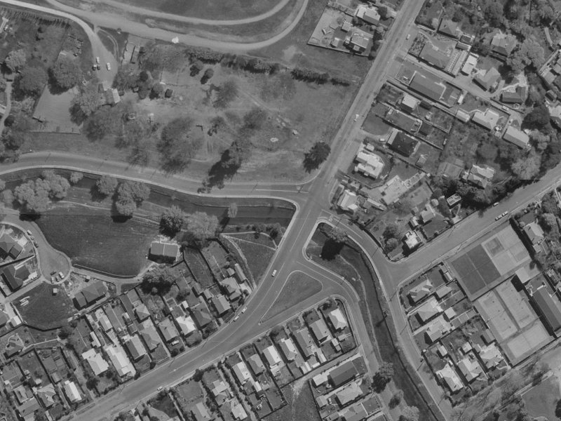172 Riverlaw Terrace from the air, 1970-1974