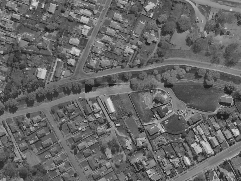 148A Riverlaw Terrace from the air, 1970-1974