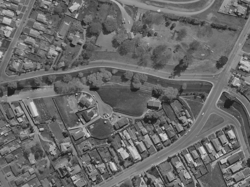 Esher Place from the air, 1970-1974