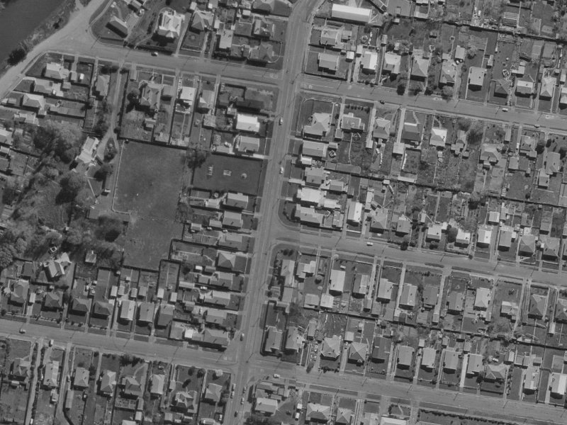 1 Chichester Street from the air, 1970-1974