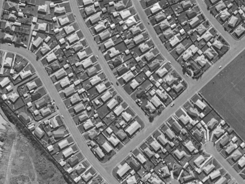 55 Oriana Crescent from the air, 1970-1974