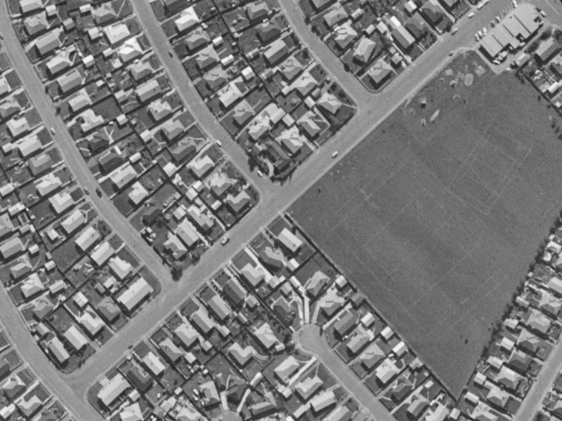 30 Witham Street from the air, 1970-1974