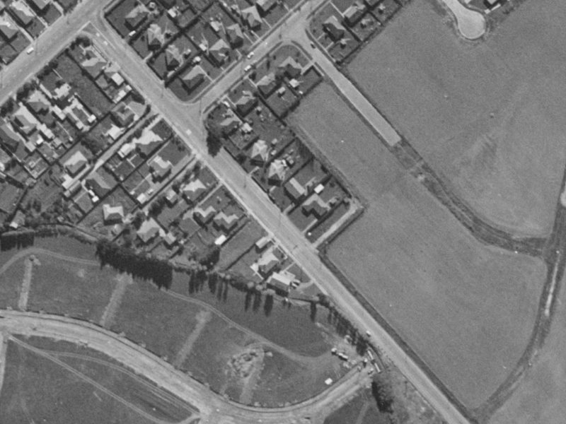 15 Awatea Road from the air, 1970-1974