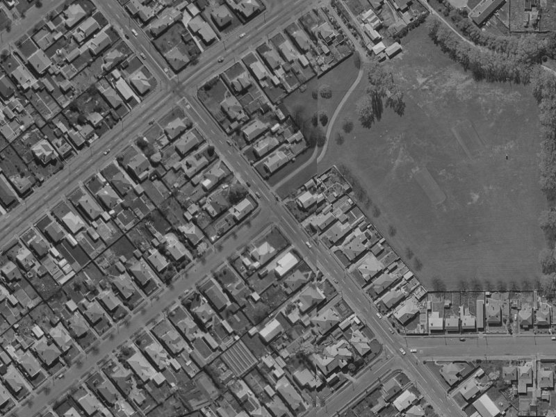 Roker Street from the air, 1970-1974