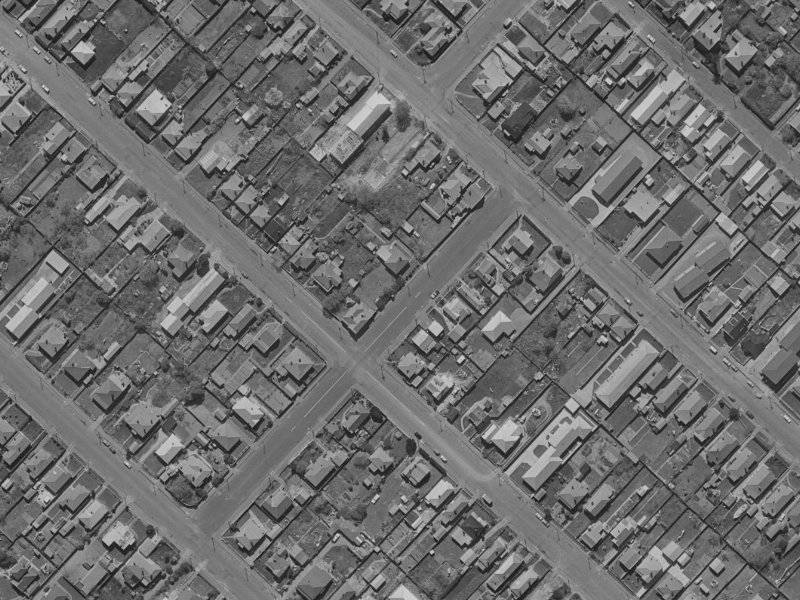 25D Montrose Street from the air, 1970-1974