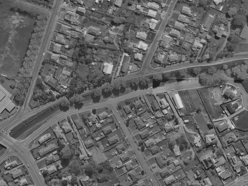 Riverlaw Terrace from the air, 1970-1974
