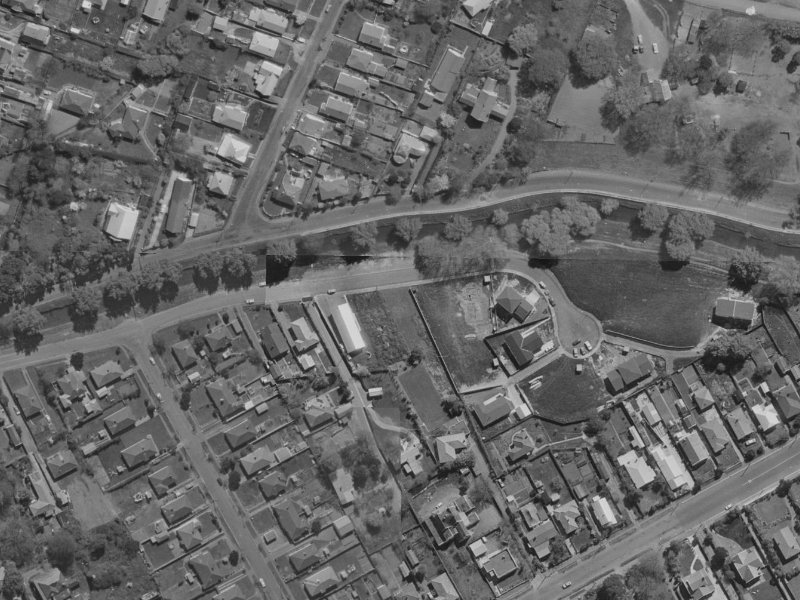 151 Riverlaw Terrace from the air, 1970-1974