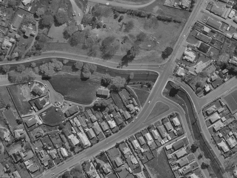 170A Riverlaw Terrace from the air, 1970-1974