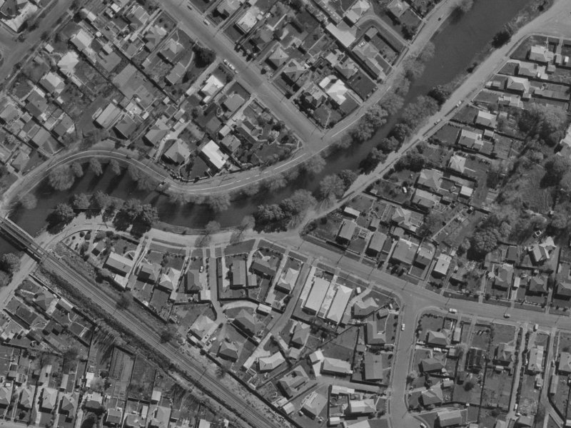 2 Marshall Street from the air, 1970-1974