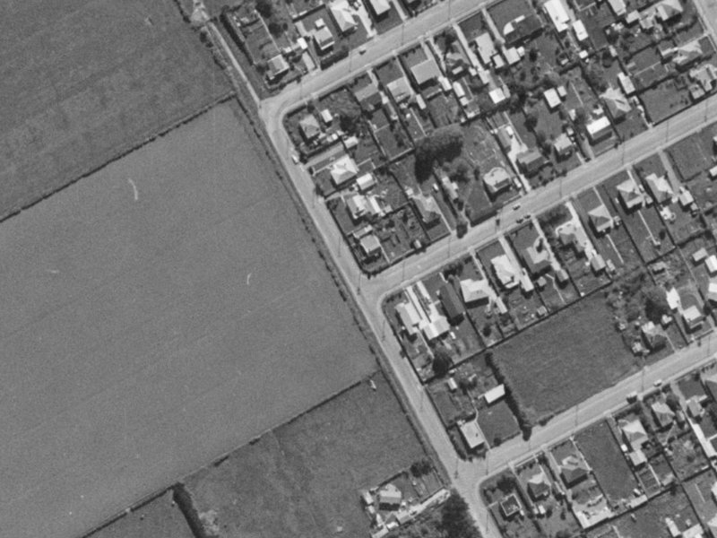 20 Riwai Street from the air, 1970-1974