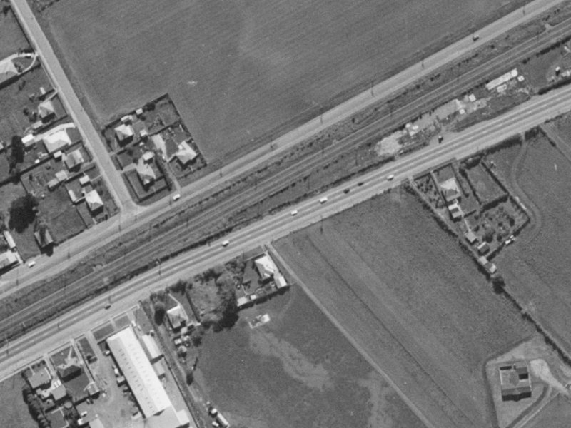781 Main South Road from the air, 1970-1974