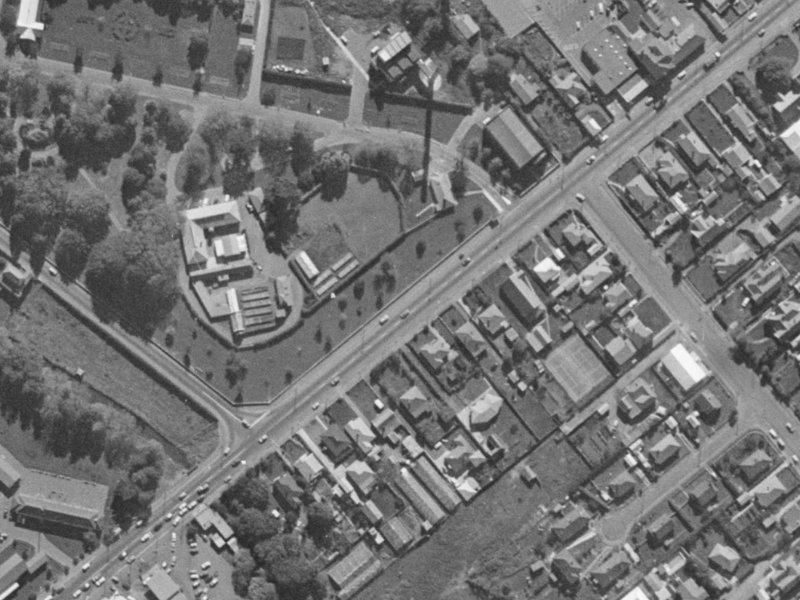 24 Lincoln Road from the air, 1970-1974