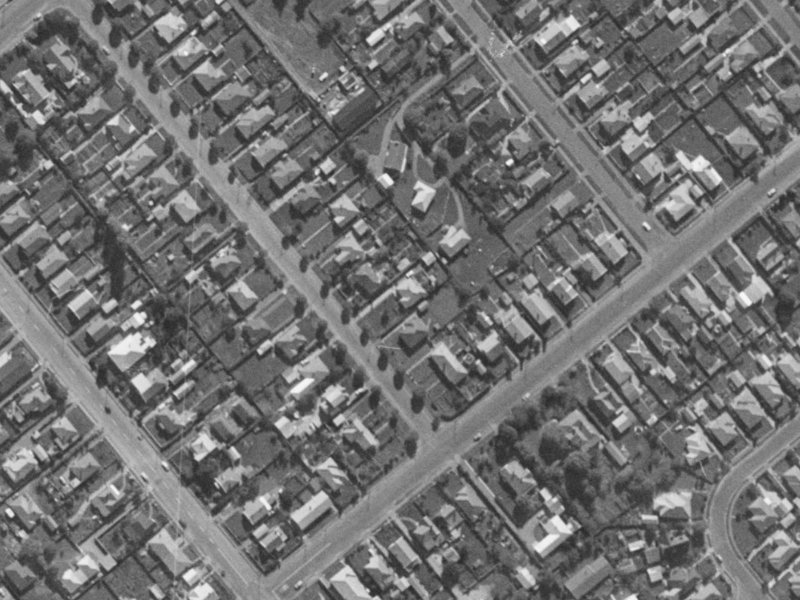 10 Hinemoa Street from the air, 1970-1974