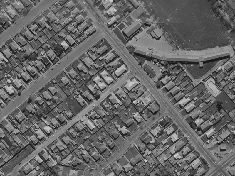 7A Cheviot Street from the air, 1970-1974