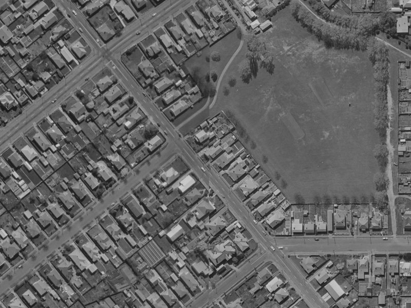 Strickland Street from the air, 1970-1974