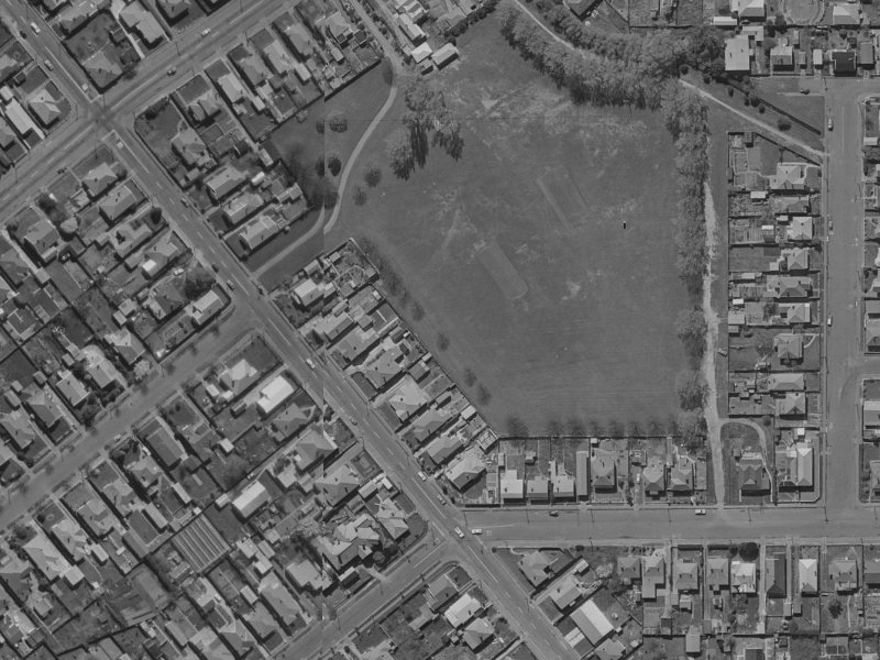 104 Strickland Street from the air, 1970-1974