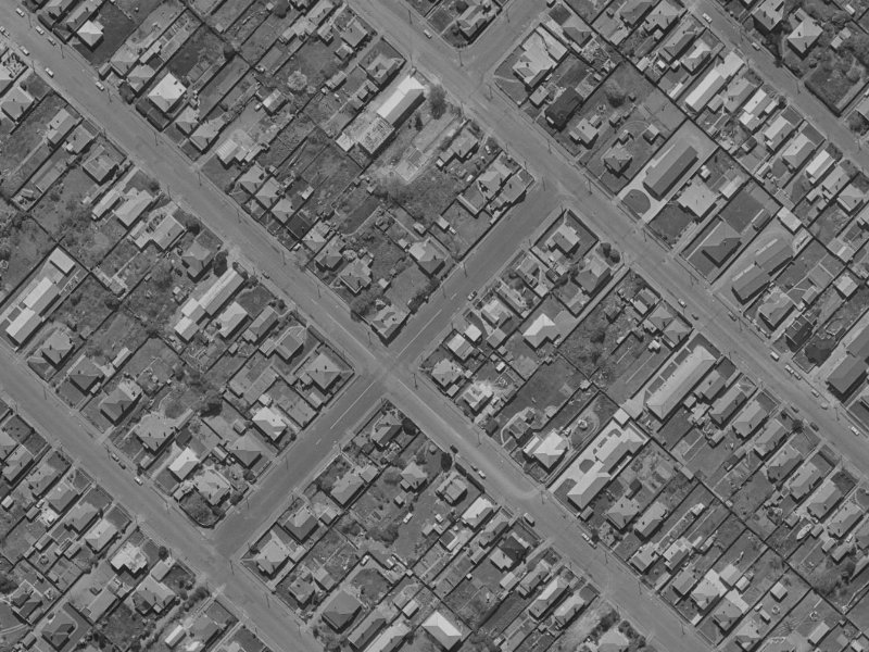 25B Montrose Street from the air, 1970-1974