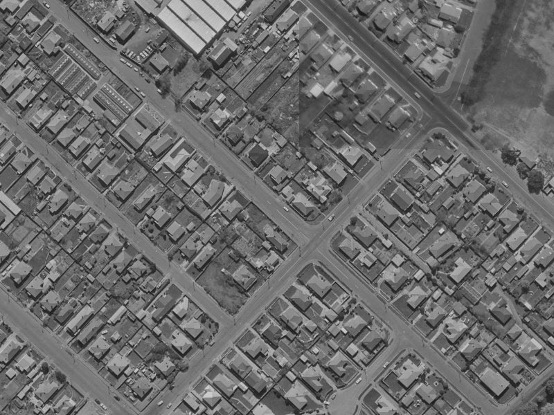 53 Hume Street from the air, 1970-1974
