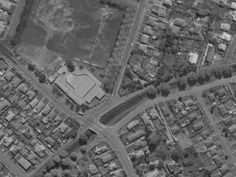 214 Wilsons Rd South from the air, 1970-1974