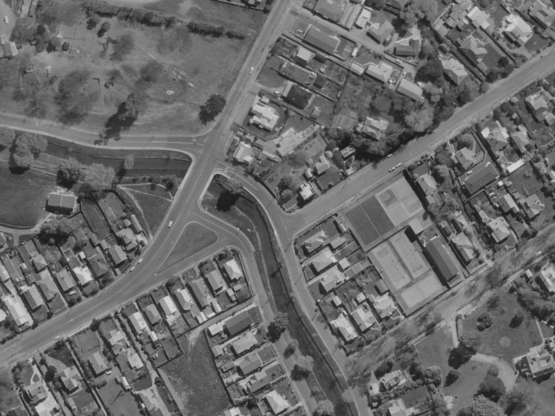 115B Fifield Terrace from the air, 1970-1974