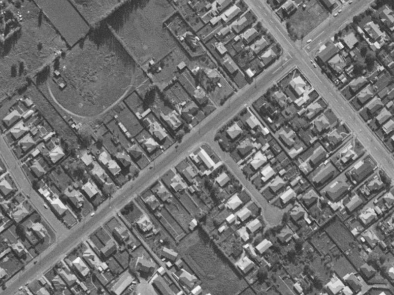 4 Willis Place from the air, 1970-1974