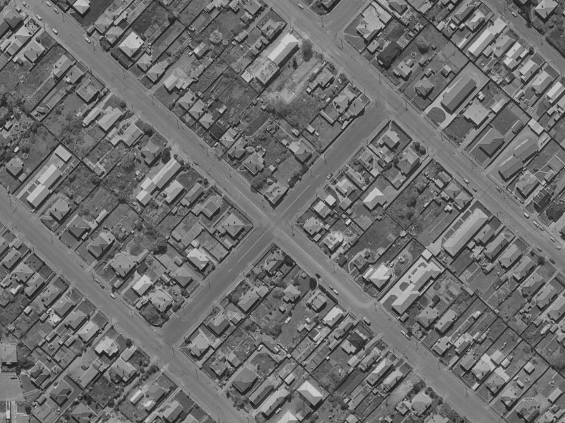 Montrose Street from the air, 1970-1974