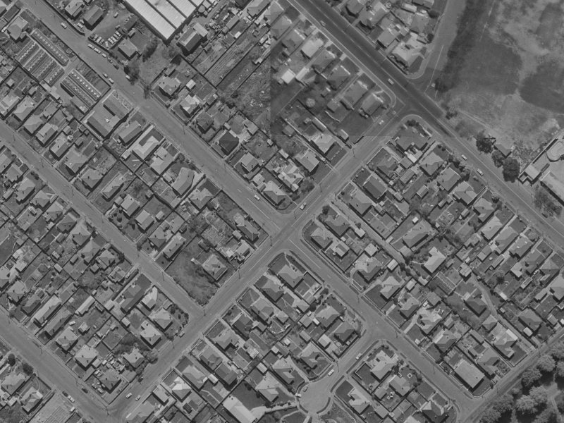33 Rogers Street from the air, 1970-1974