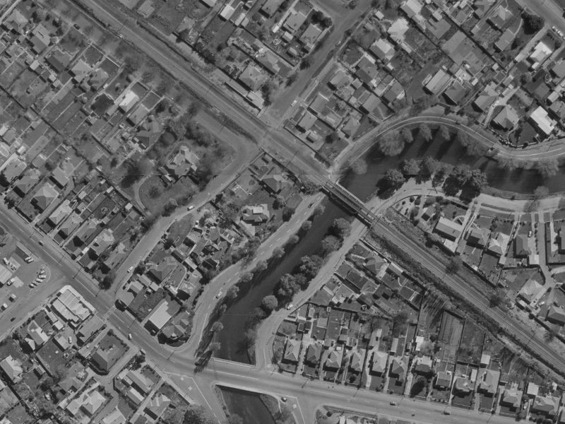 179 Richardson Terrace from the air, 1970-1974