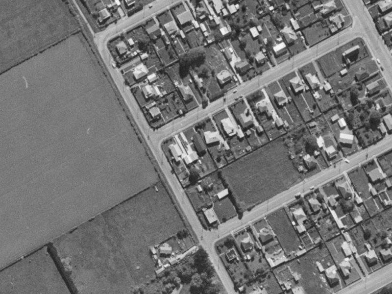 17 Riwai Street from the air, 1970-1974