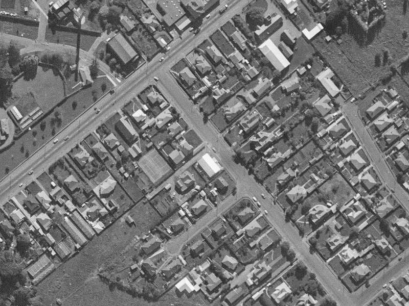 109B Domain Terrace from the air, 1970-1974