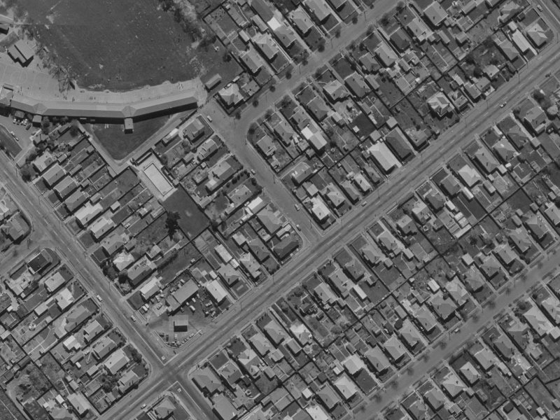 3 Dominion Avenue from the air, 1970-1974