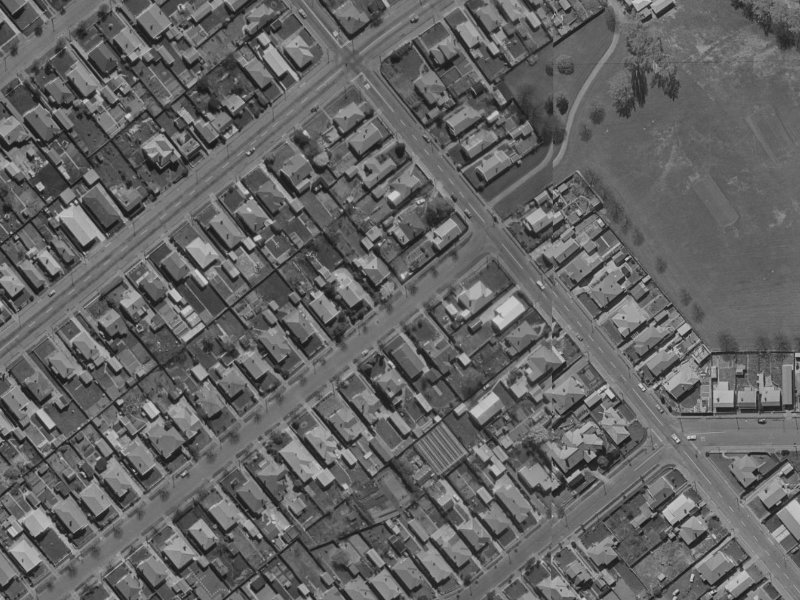 131 Roker Street from the air, 1970-1974