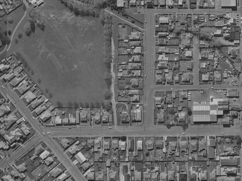 13 Beaumont Street from the air, 1970-1974
