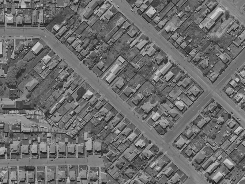 59 Southampton Street from the air, 1970-1974