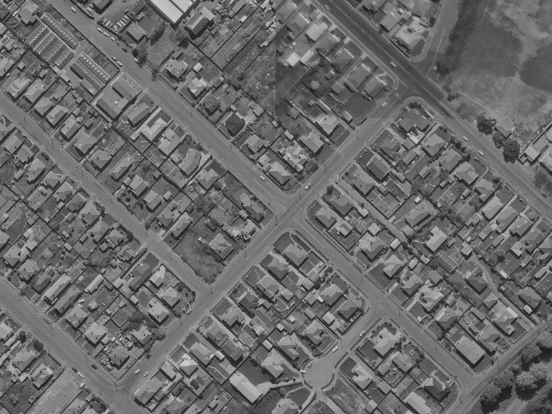 29 Rogers Street from the air, 1970-1974
