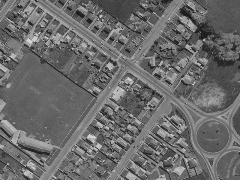 3 Gould Crescent from the air, 1970-1974